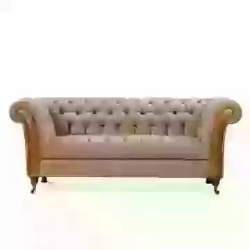 Harris Tweed Chesterfield Style 2 Seater Sofa
